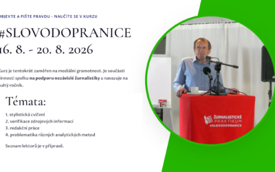 #SLOVODOPRANICE 2026 – Kurz mediální gramotnosti